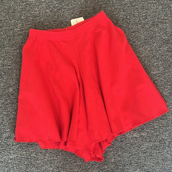 Super-Flared Riot Red Dance Skort S NWT - Picture 2 of 6